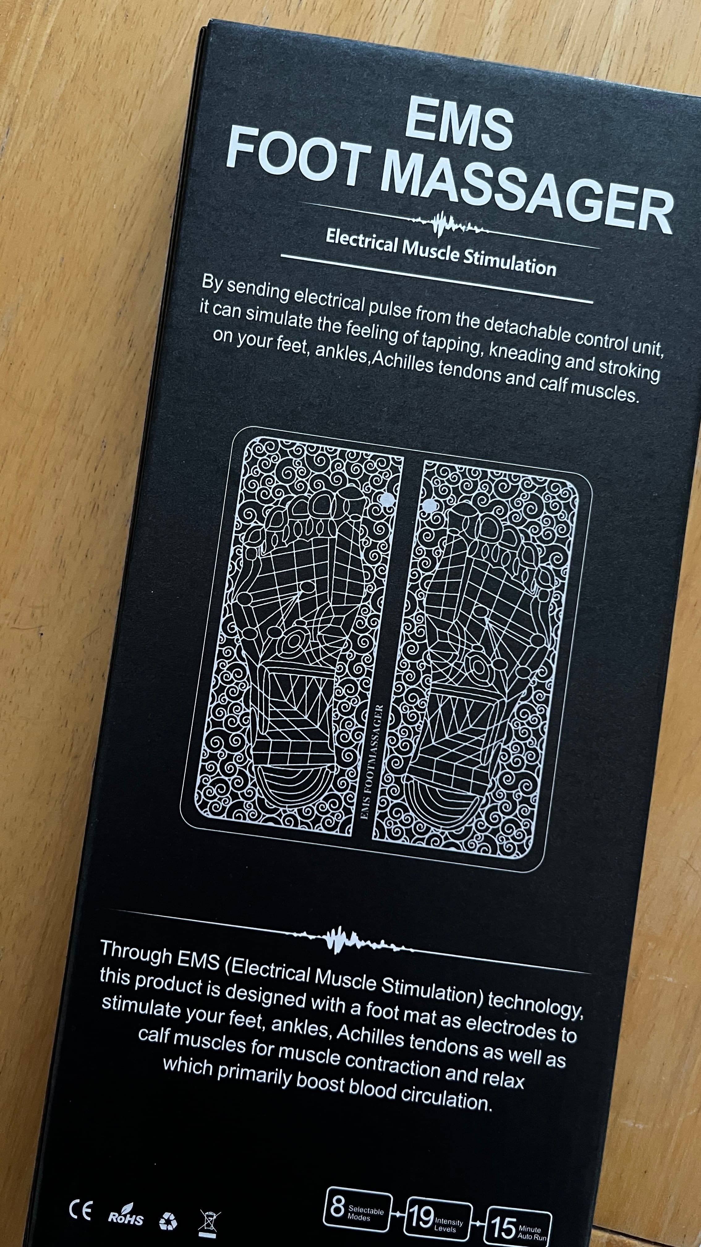 👣 Inteligentny Masażer Stóp EMS PulseStep. Instrukcja obsługi w języku polskim 🇵🇱 Certyfikowana jakość: RoHs, CE 👨‍⚕️